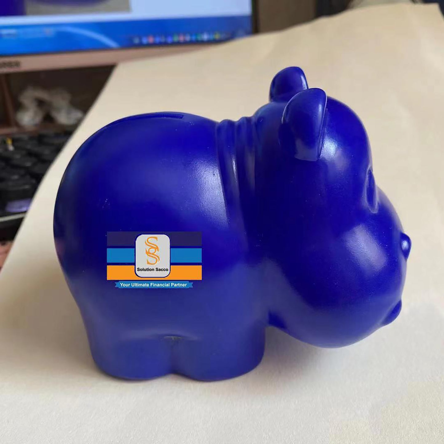 【500 PCS】Hippo Coin Bank/Piggy Bank With Lock and Key