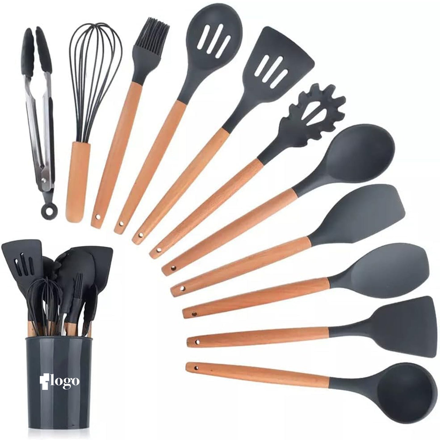 LTAW236【100 PCS】Silicone Cooking Utensils