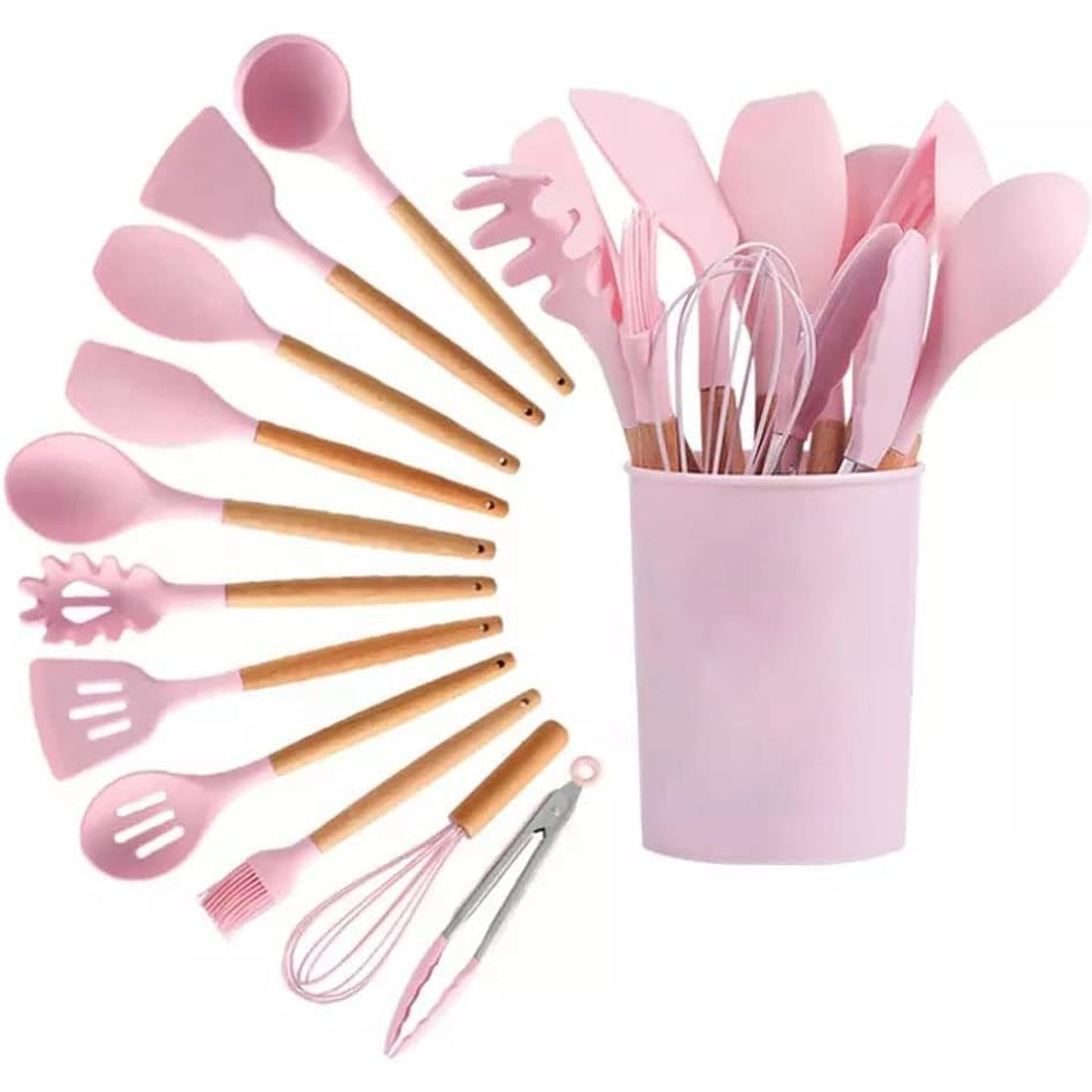 LTAW236【100 PCS】Silicone Cooking Utensils