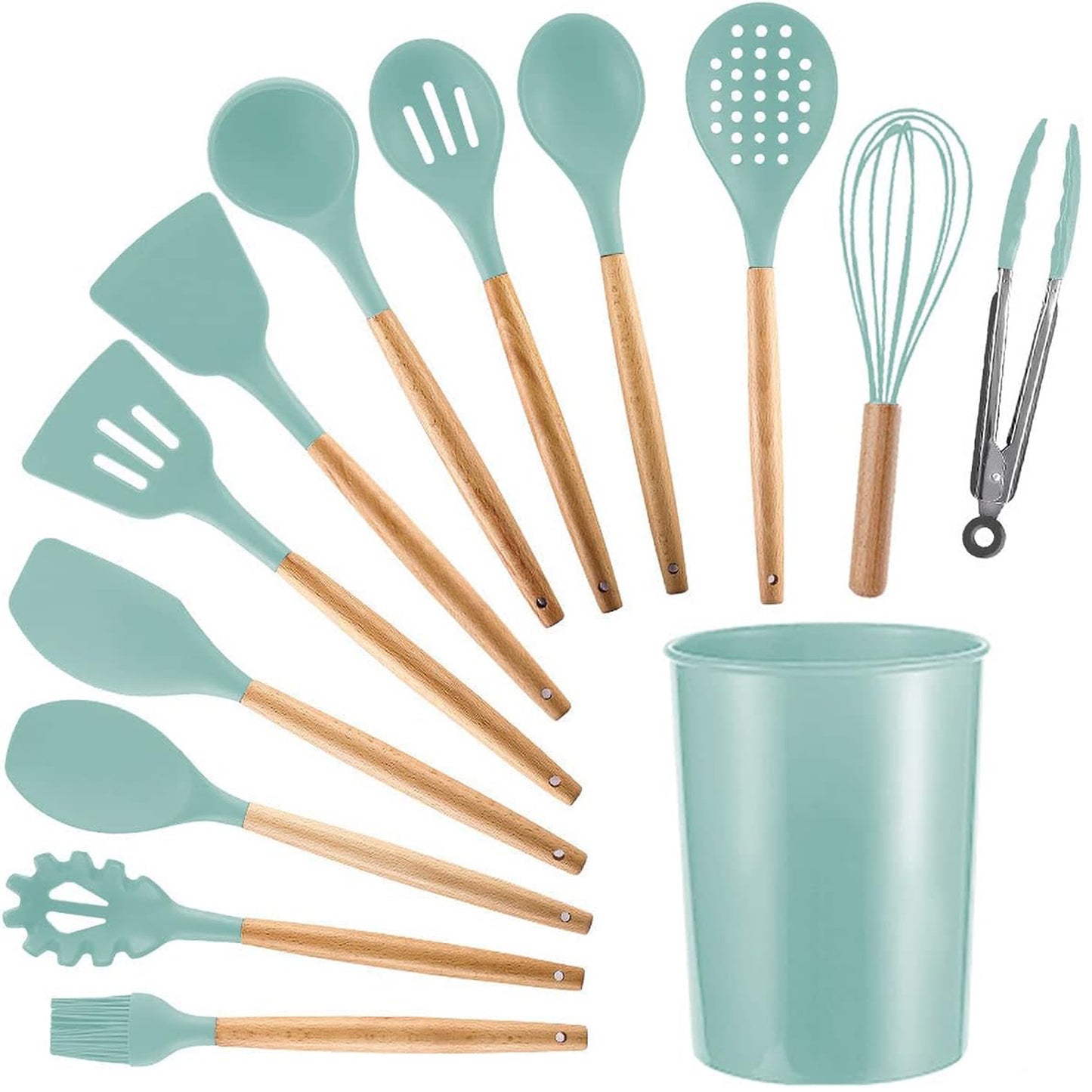 LTAW236【100 PCS】Silicone Cooking Utensils