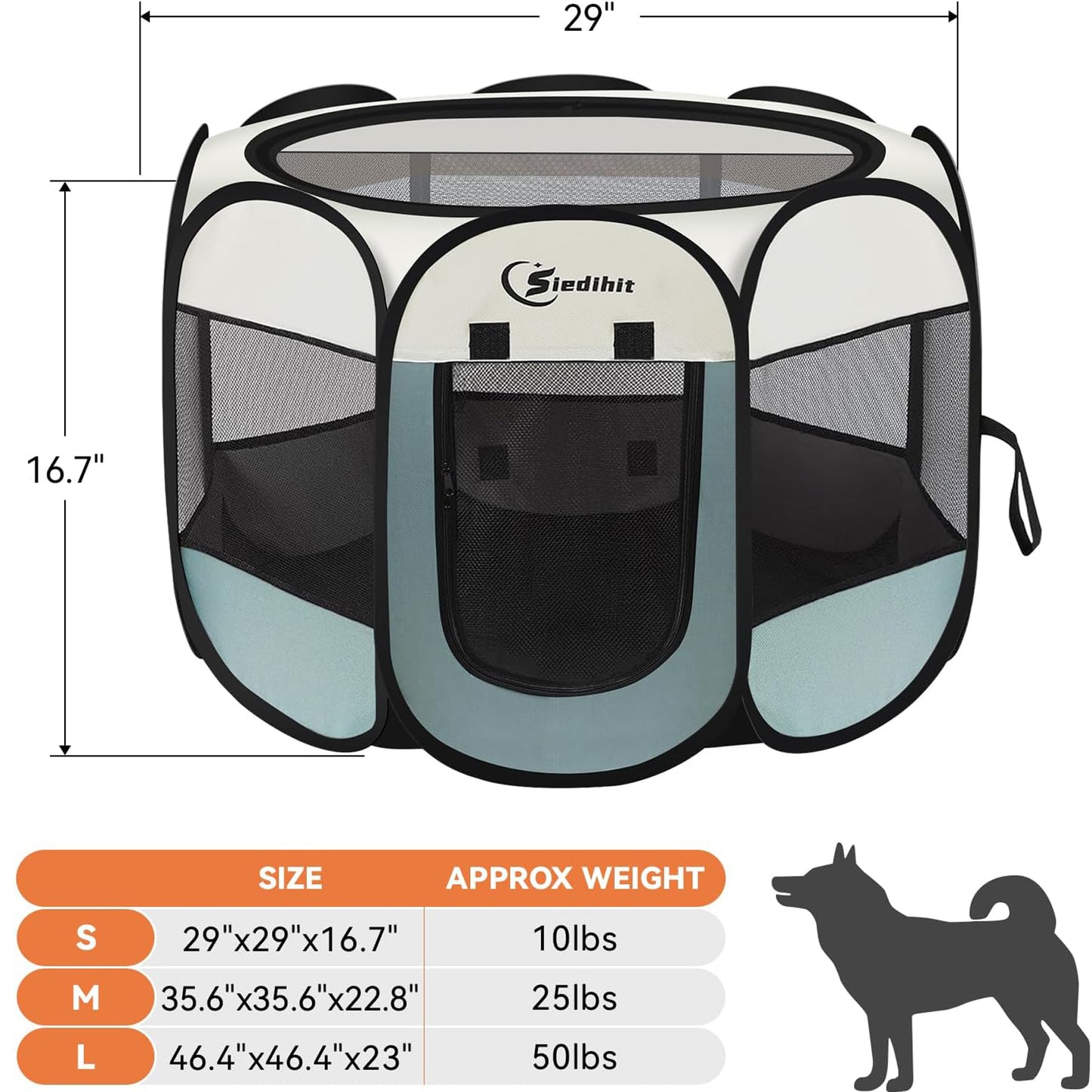 LTAW244【100 PCS】Dog/Cat/Puppy Exercise Pen Kennel