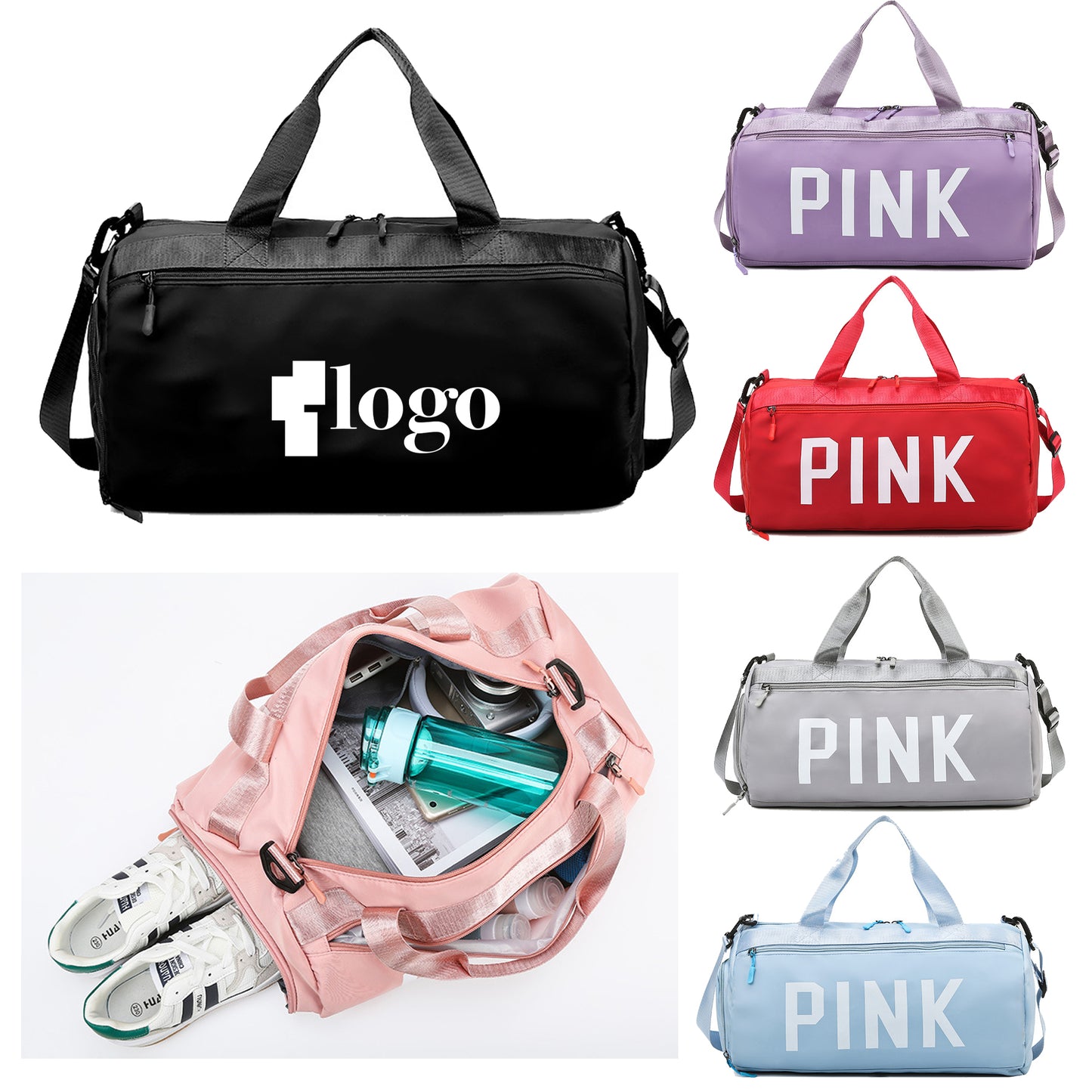 LTAW259【100 PCS】Foldable Gym Bag