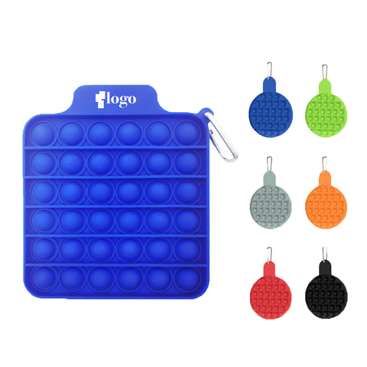 LTAW266【250 PCS】Round Push Pop Stress Reliever Game