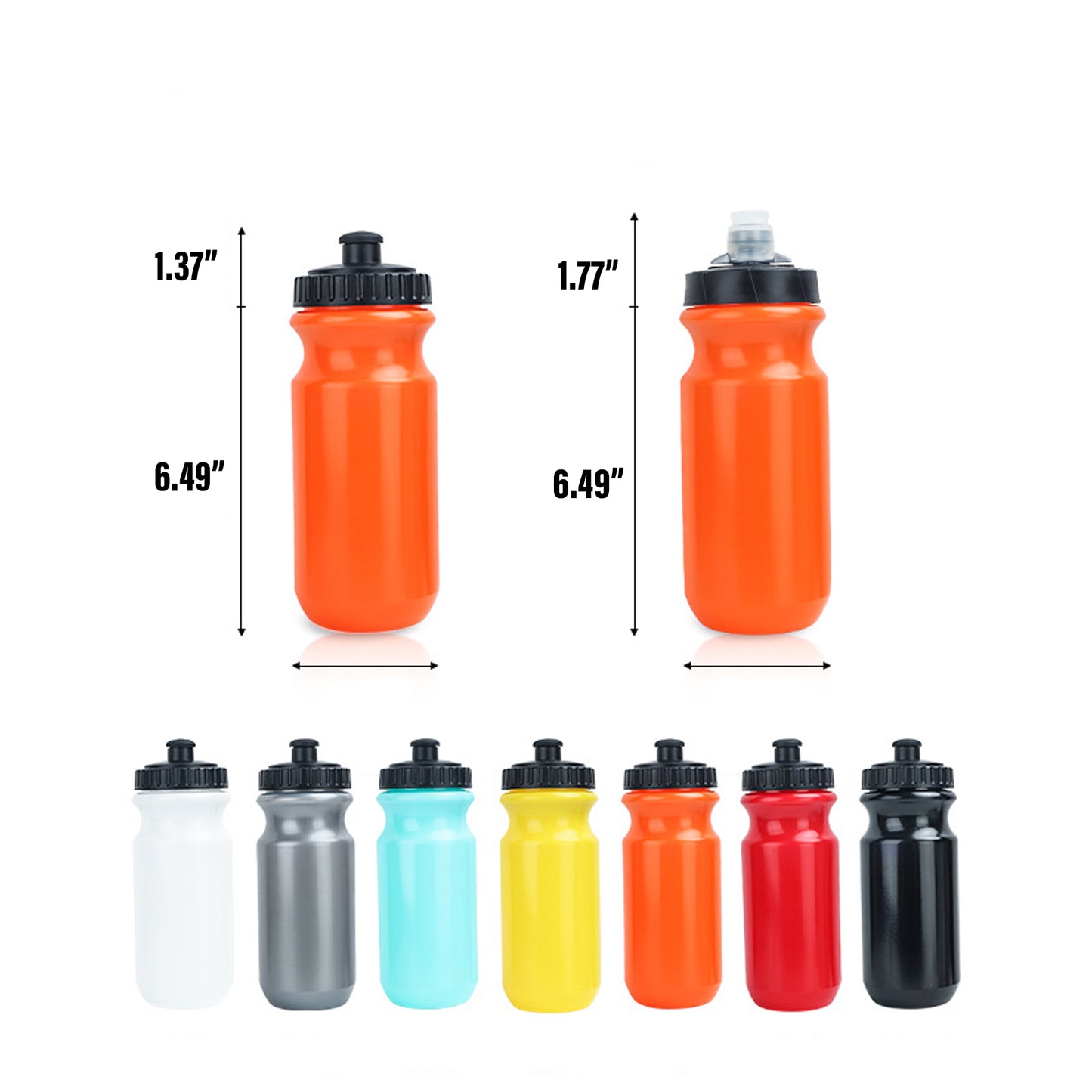 LTAW269【100 PCS】Reusable Water Bottles for Gym