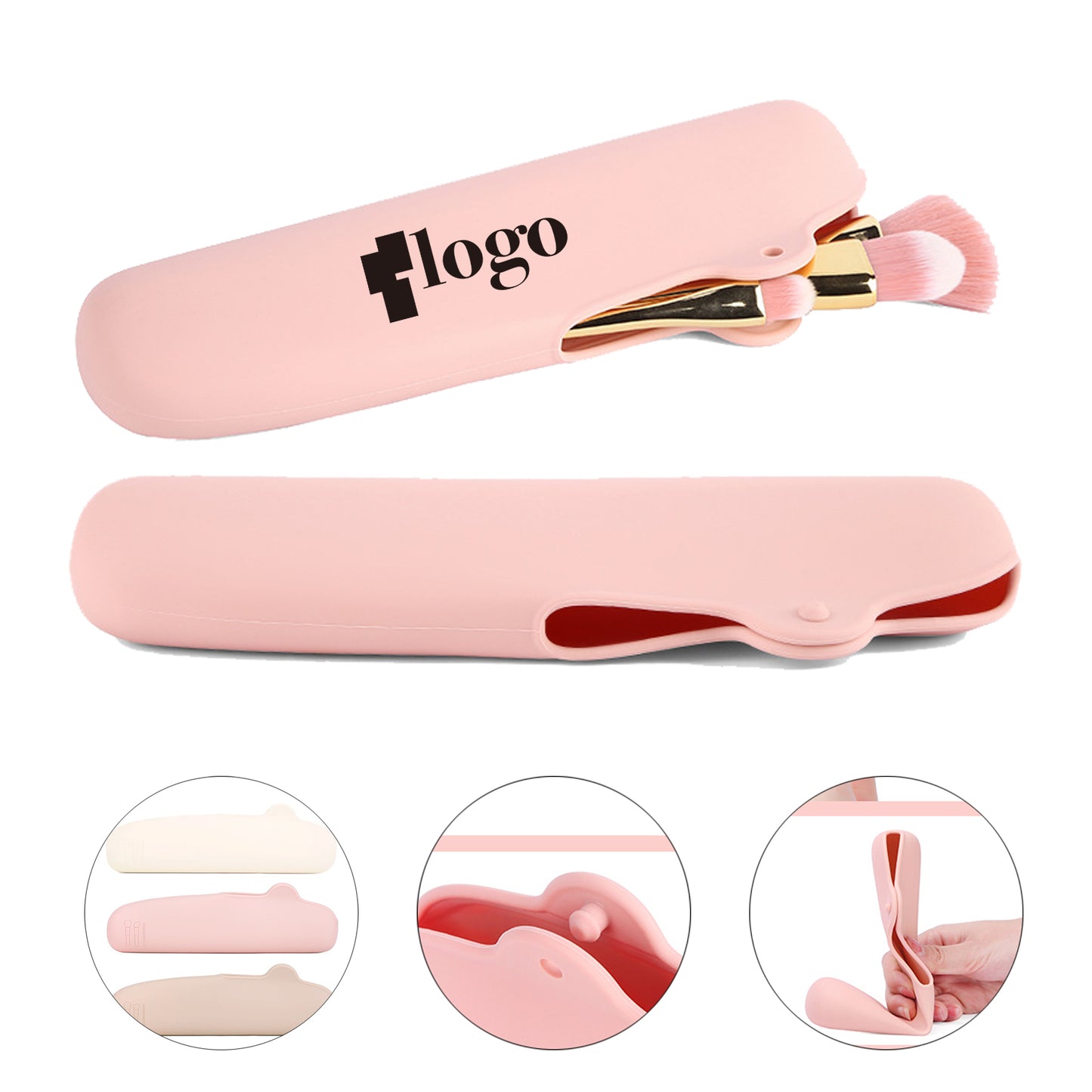 LTAW281【100 PCS】Silicone Makeup Brush Holder