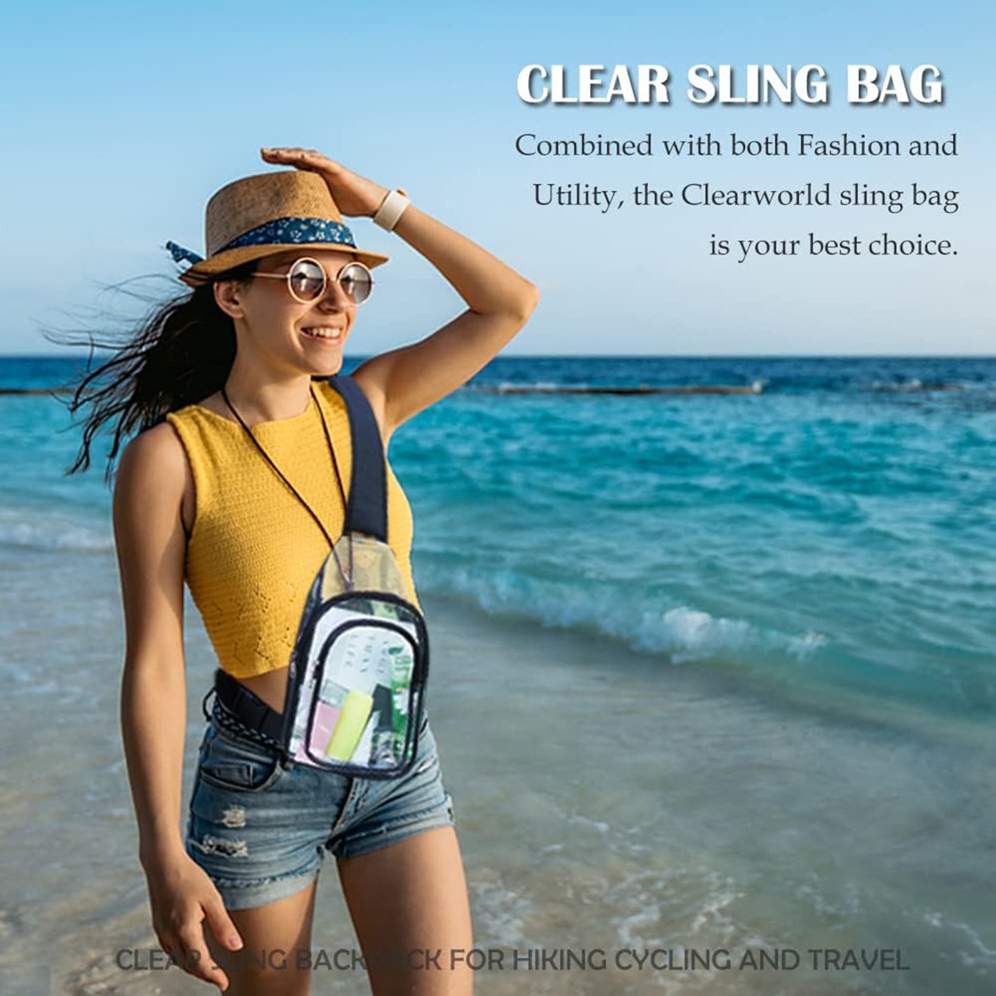 LTAW295【100 PCS】Clear Sling Bag