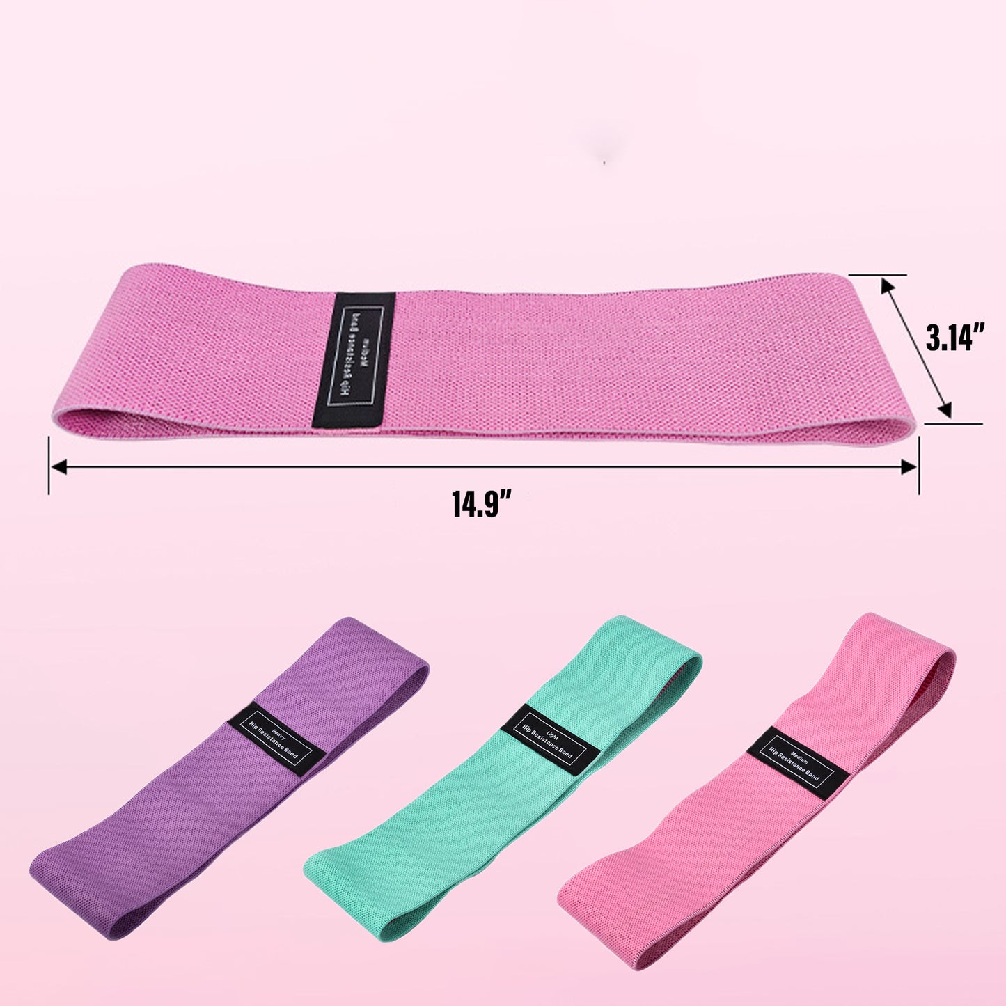 LTAW308【100 PCS】Resistance Bands for Working Out