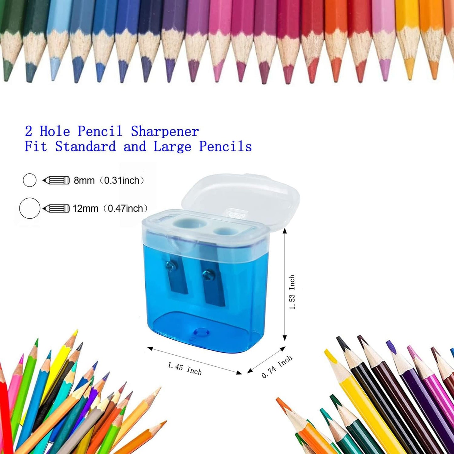 LTAW317【200 PCS】Manual Pencil Sharpeners