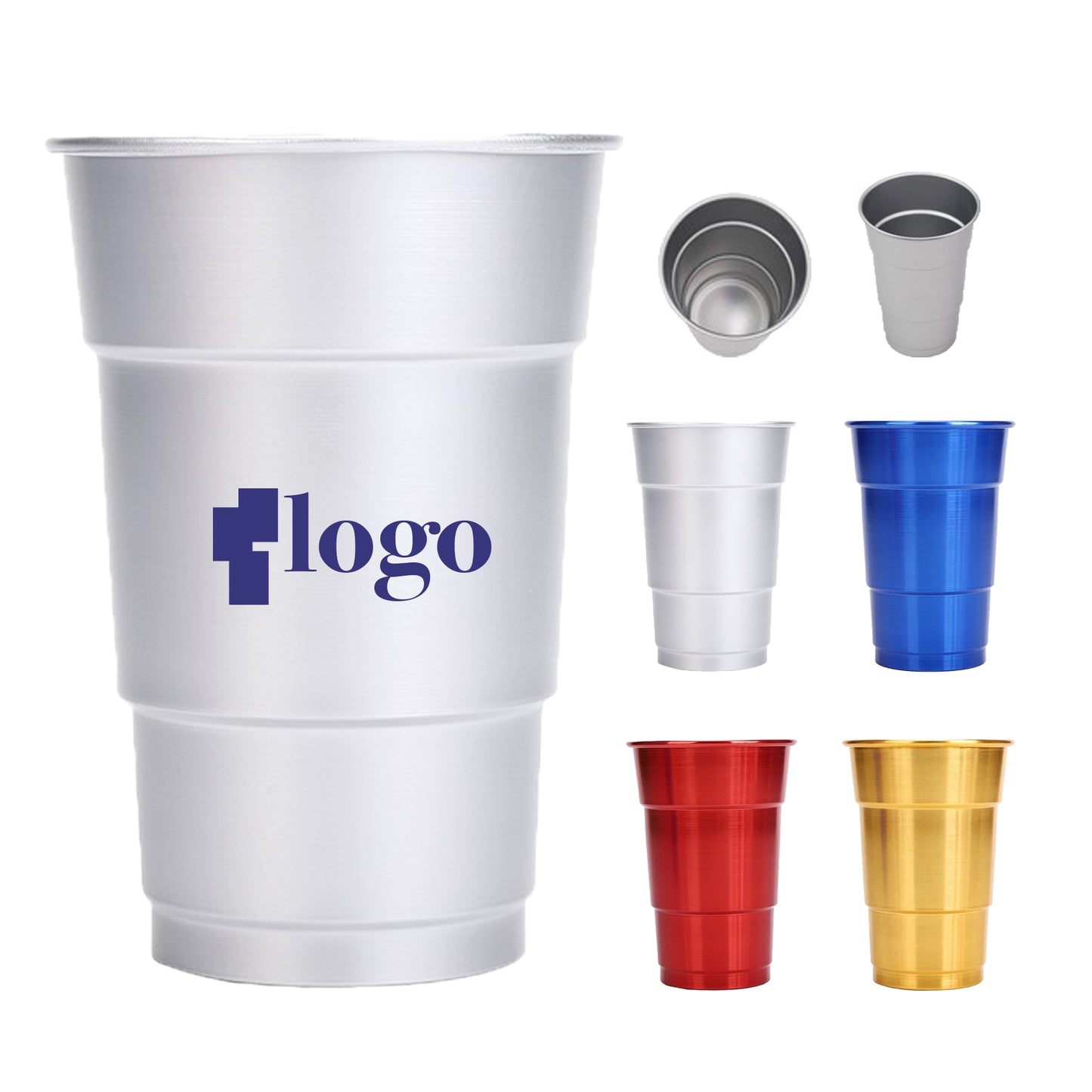 LTAW329【500 PCS】16OZ Recyclable Aluminum Cup