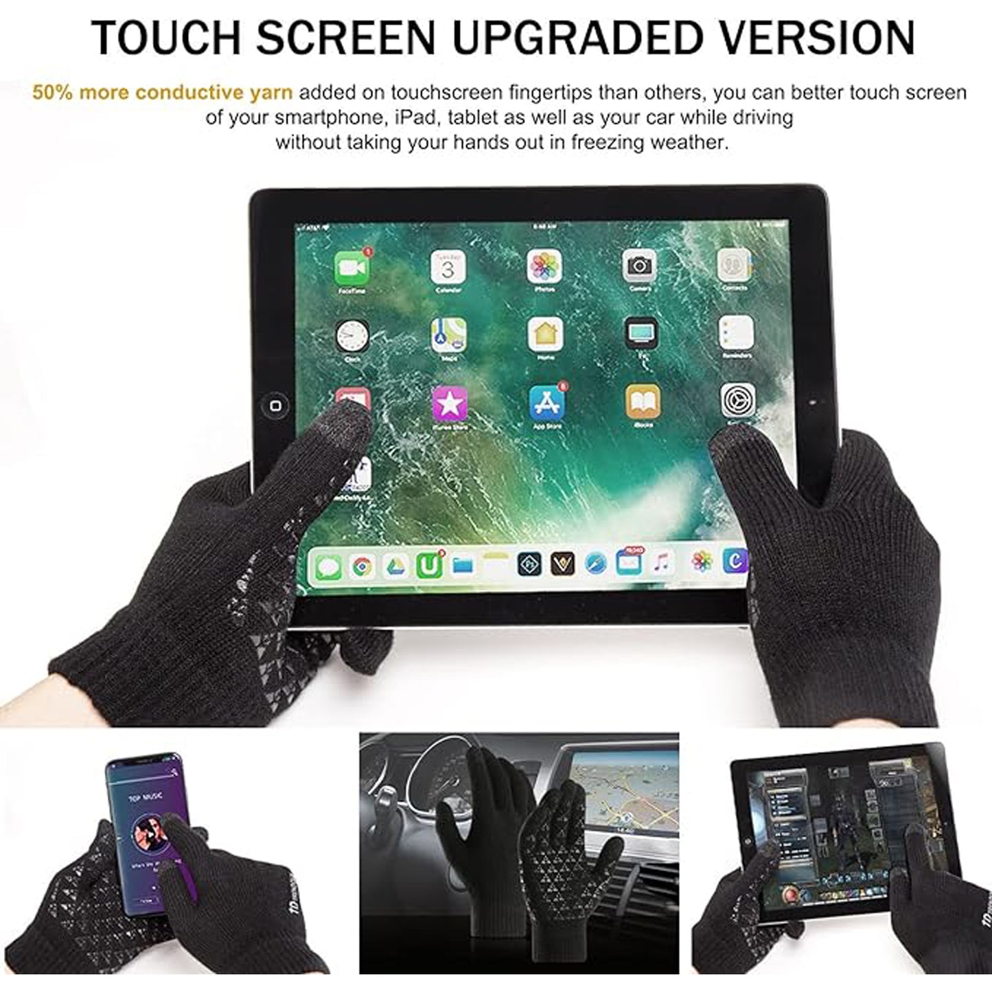 LTAW361【100 PCS】Touch Screen Winter Gloves