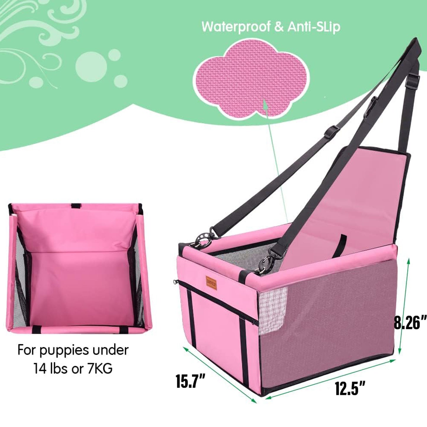 LTAW386【100 PCS】Pet Car Booster Seat