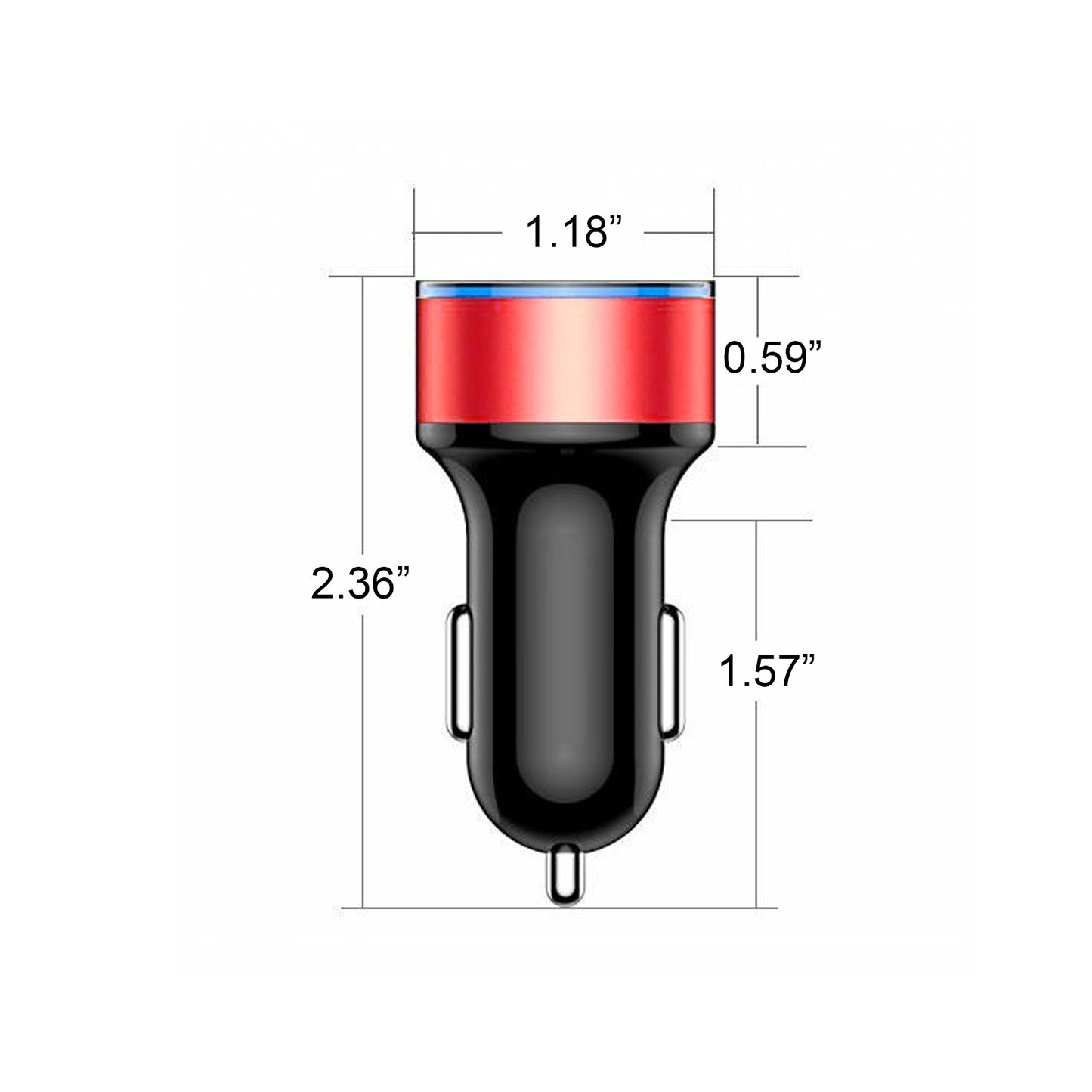 LTAW402【100 PCS】USB C Car Charger Adapter