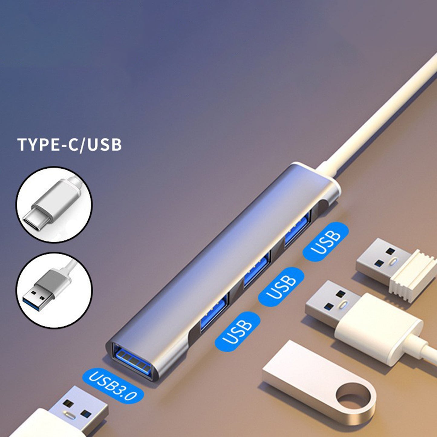 LTAW403【100 PCS】USB Port Hub Splitter