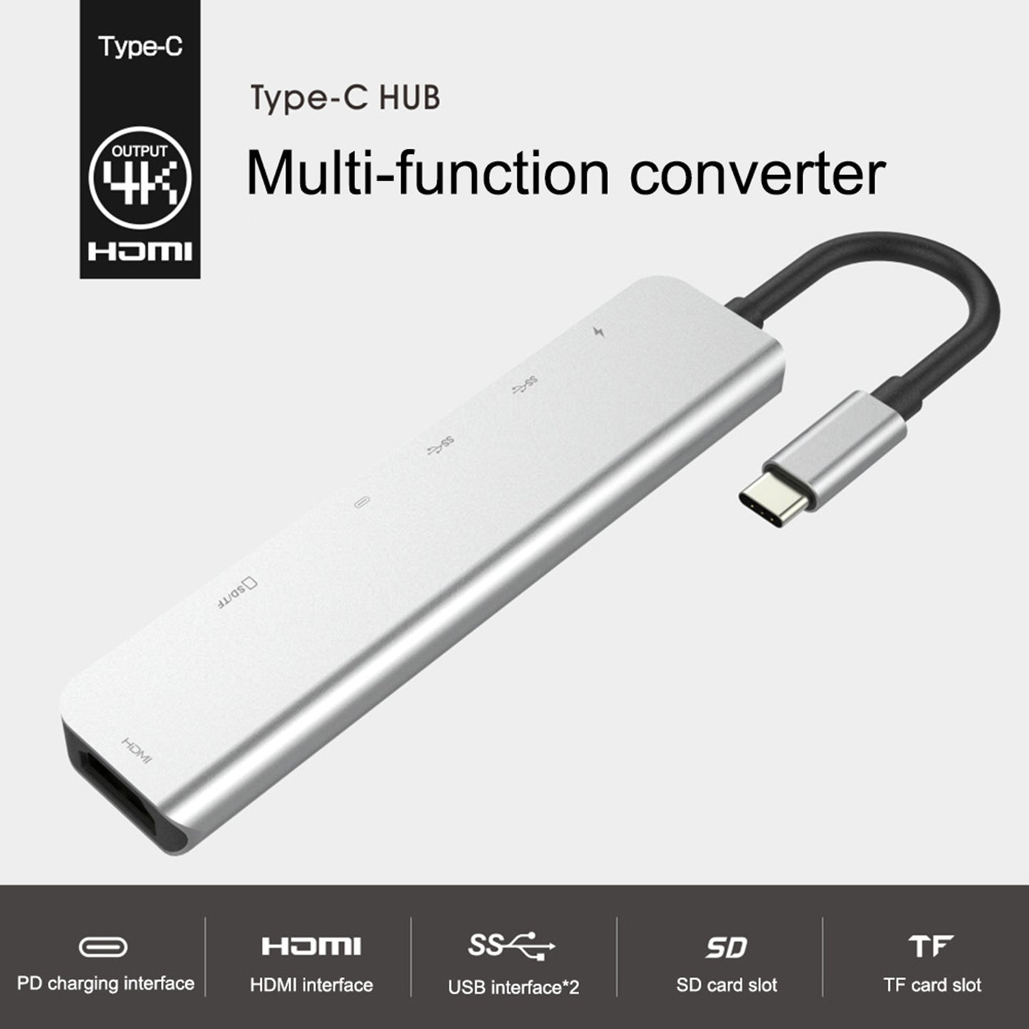 LTAW405【100 PCS】USB-C Hub Multiport Adapter