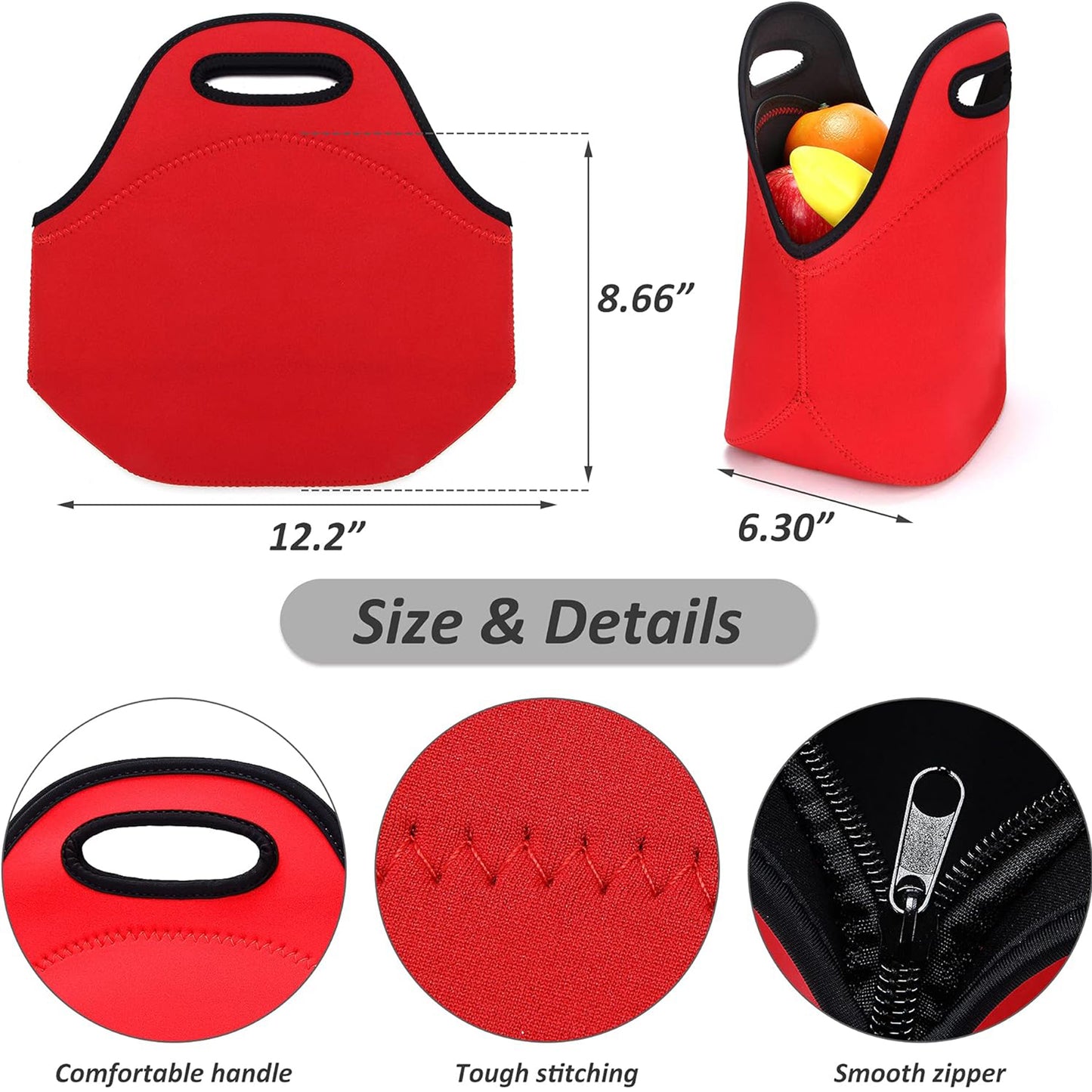 LTAW426【100 PCS】Neoprene Lunch Bags