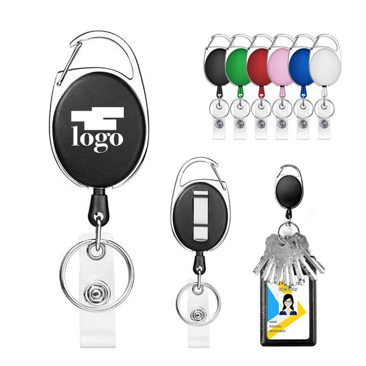 LTAW429【200 PCS】Retractable Badge Reel with Claw Clasp