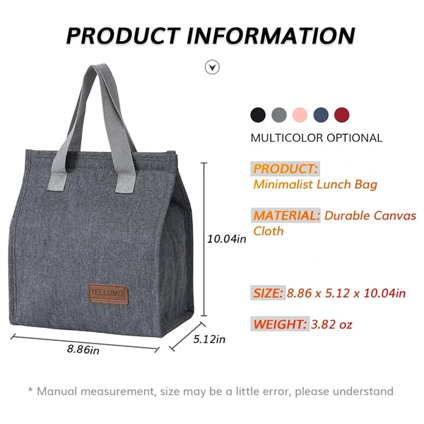 LTAW430【100 PCS】Insulated Cooler Lunch Bag