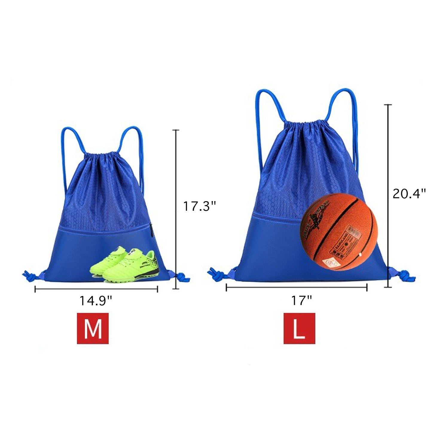 LTAW433【100 PCS】Drawstring Backpack Bag