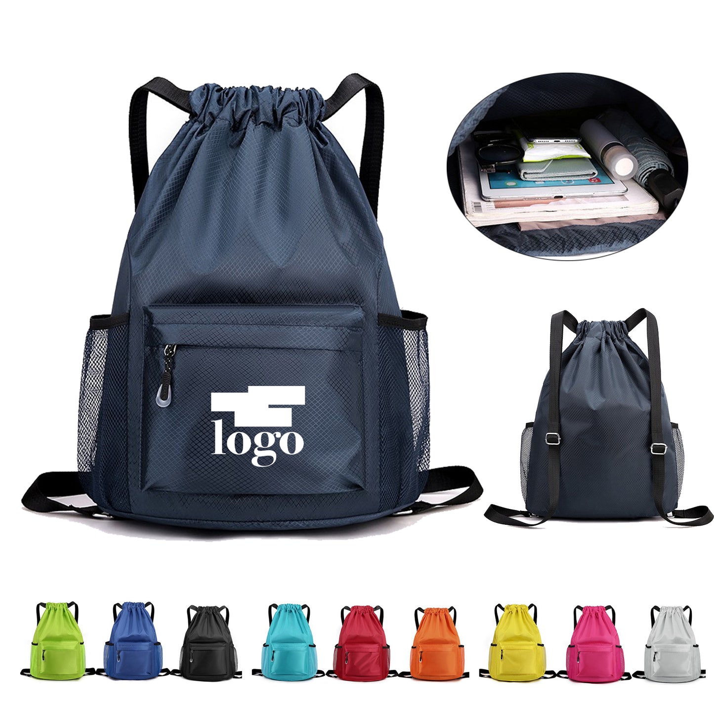 LTAW434【100 PCS】Outdoor Drawstring Sports Backpack