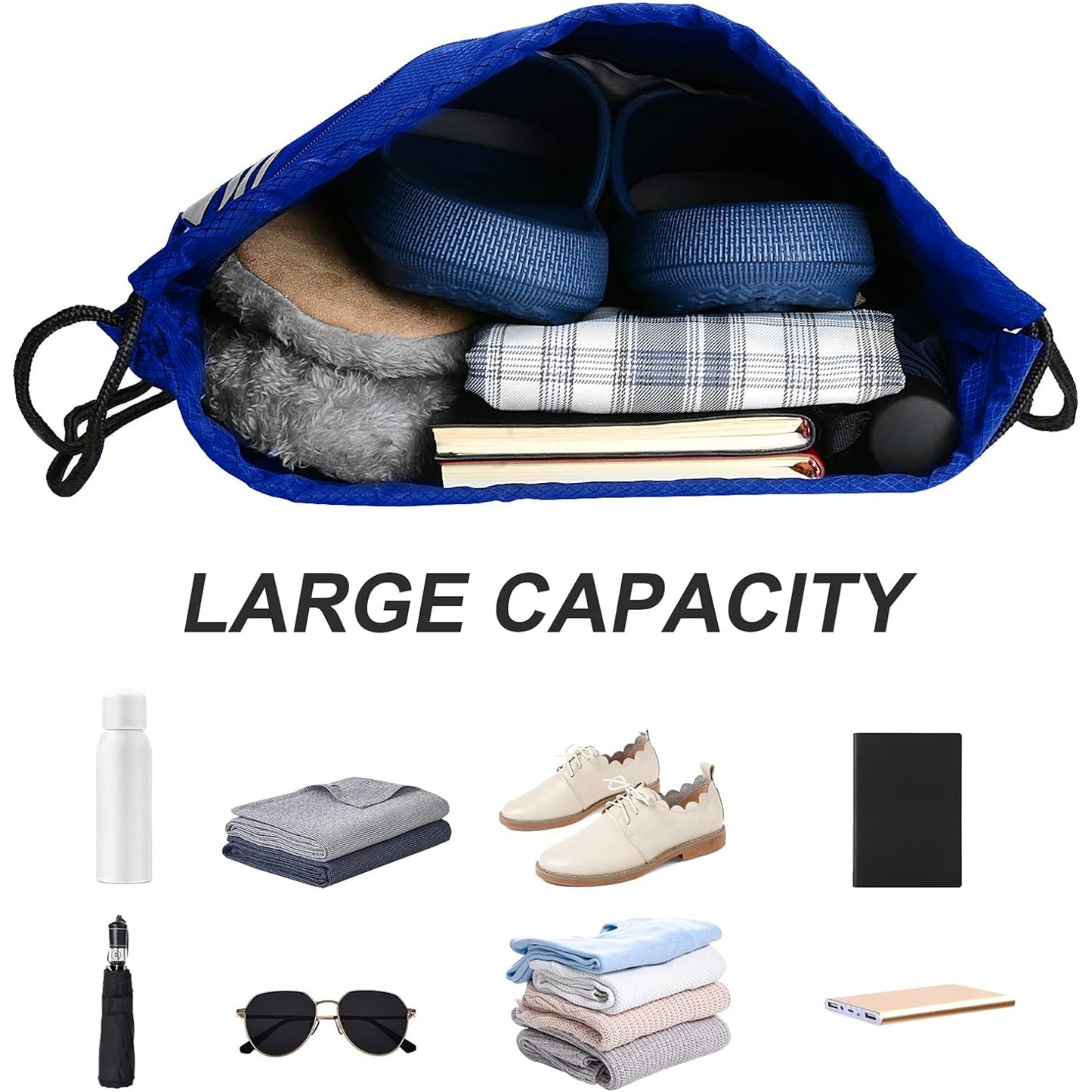 LTAW440【100 PCS】Water Resistant Sports Gym Backpack