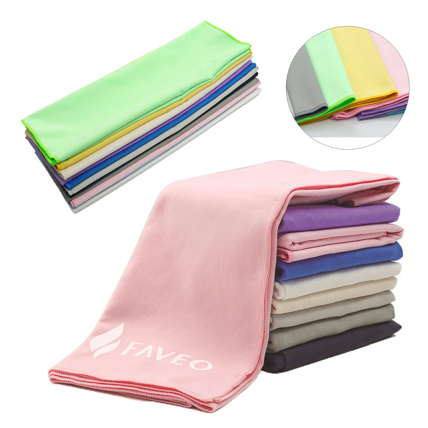 LTAW444【100 PCS】Soft Microfiber Sport Towel