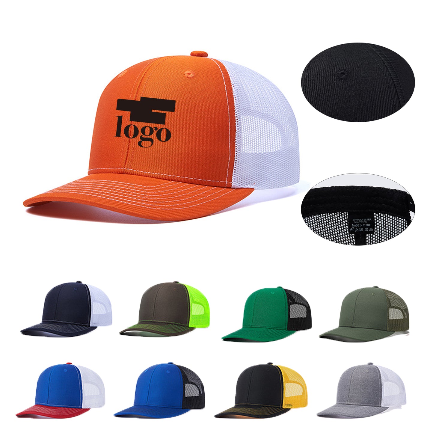 LTAW457【100 PCS】Men's Mesh Back Ballcap