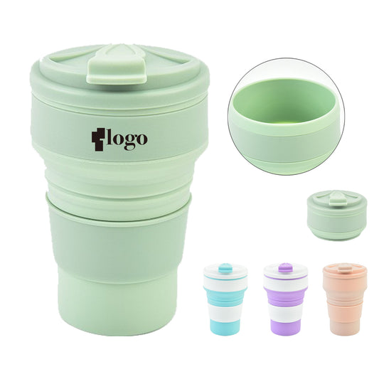 LTAW462【100 PCS】12oz Collapsible Travel Cup