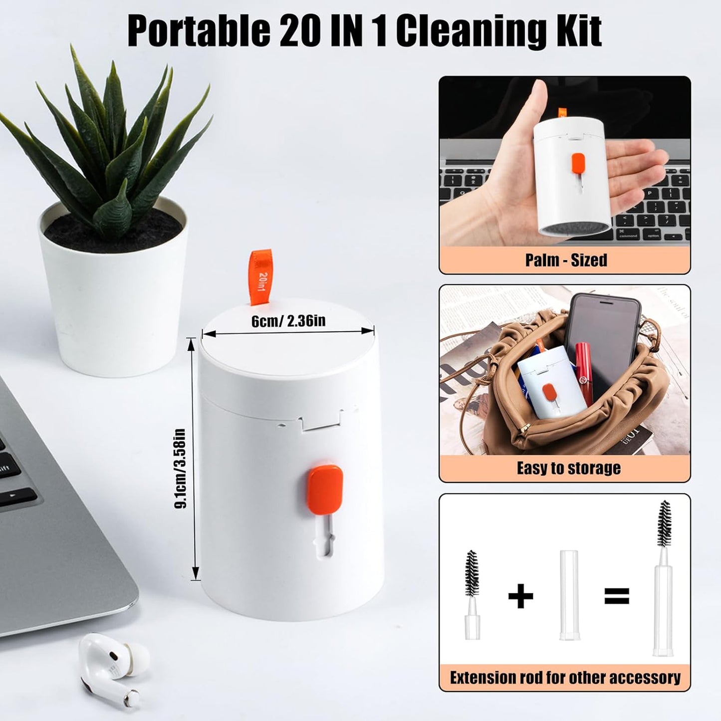 LTAW466【100 PCS】Laptop Phone Screen Cleaner Kit