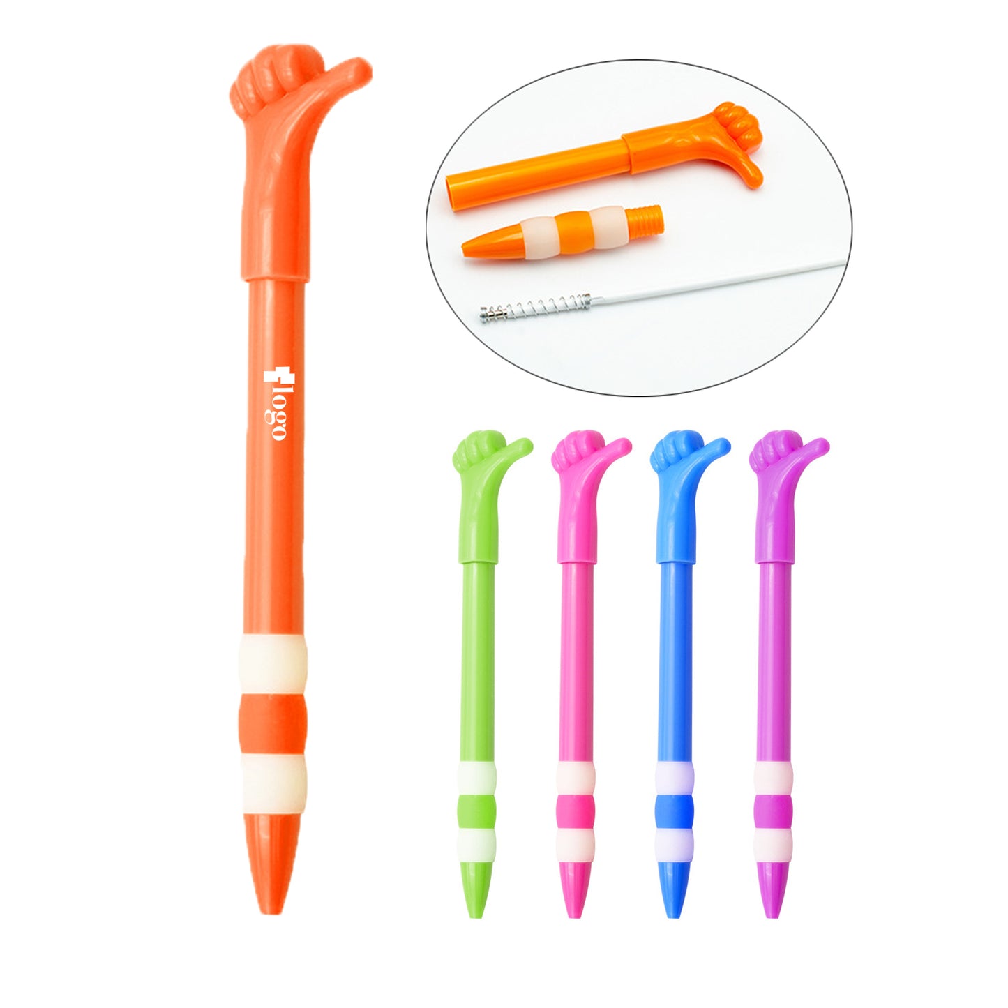 LTAW467【200 PCS】Novelty Thumbs Up Ballpoint Pens Lovely Pens