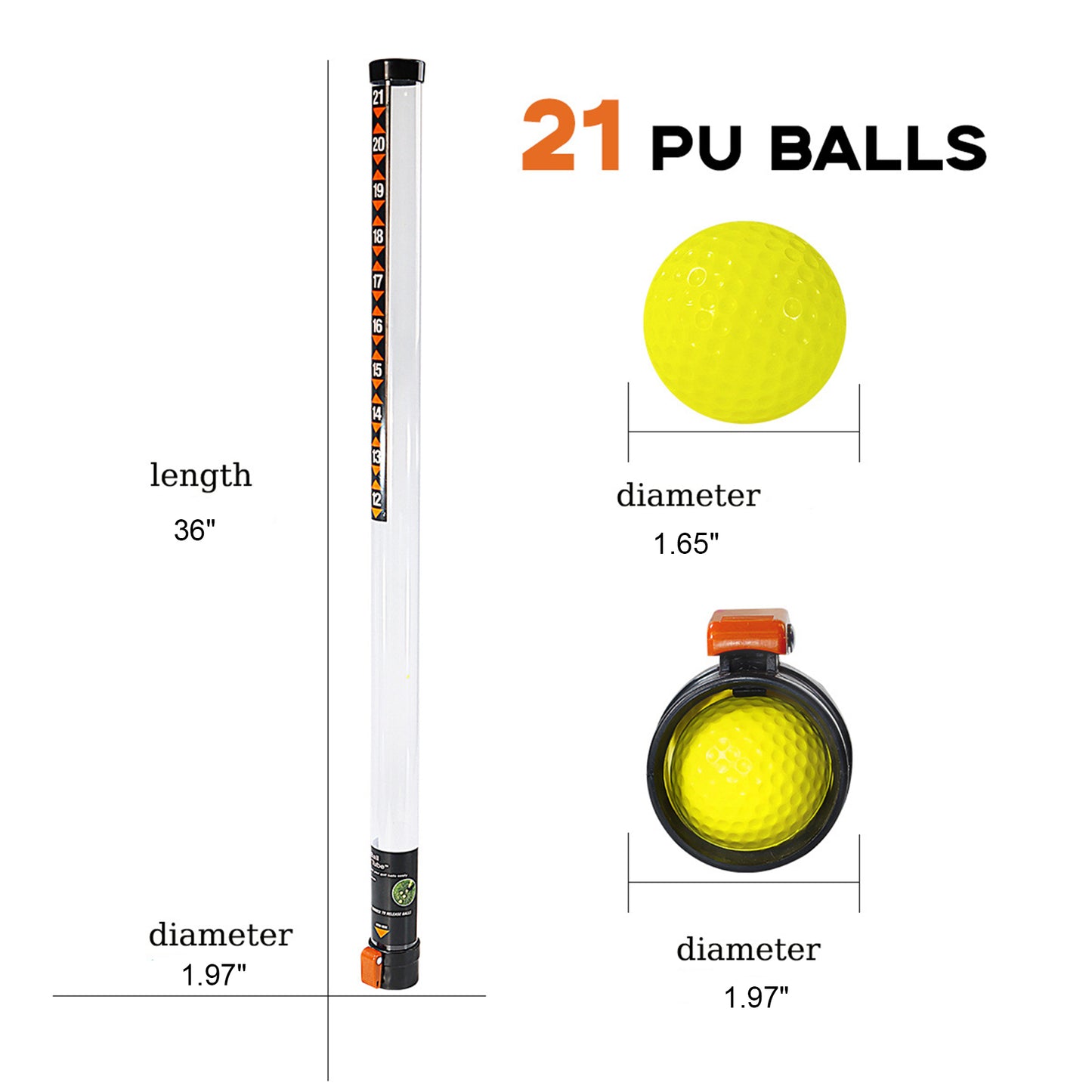 LTAW472【【100 PCS】Golf Ball Picker