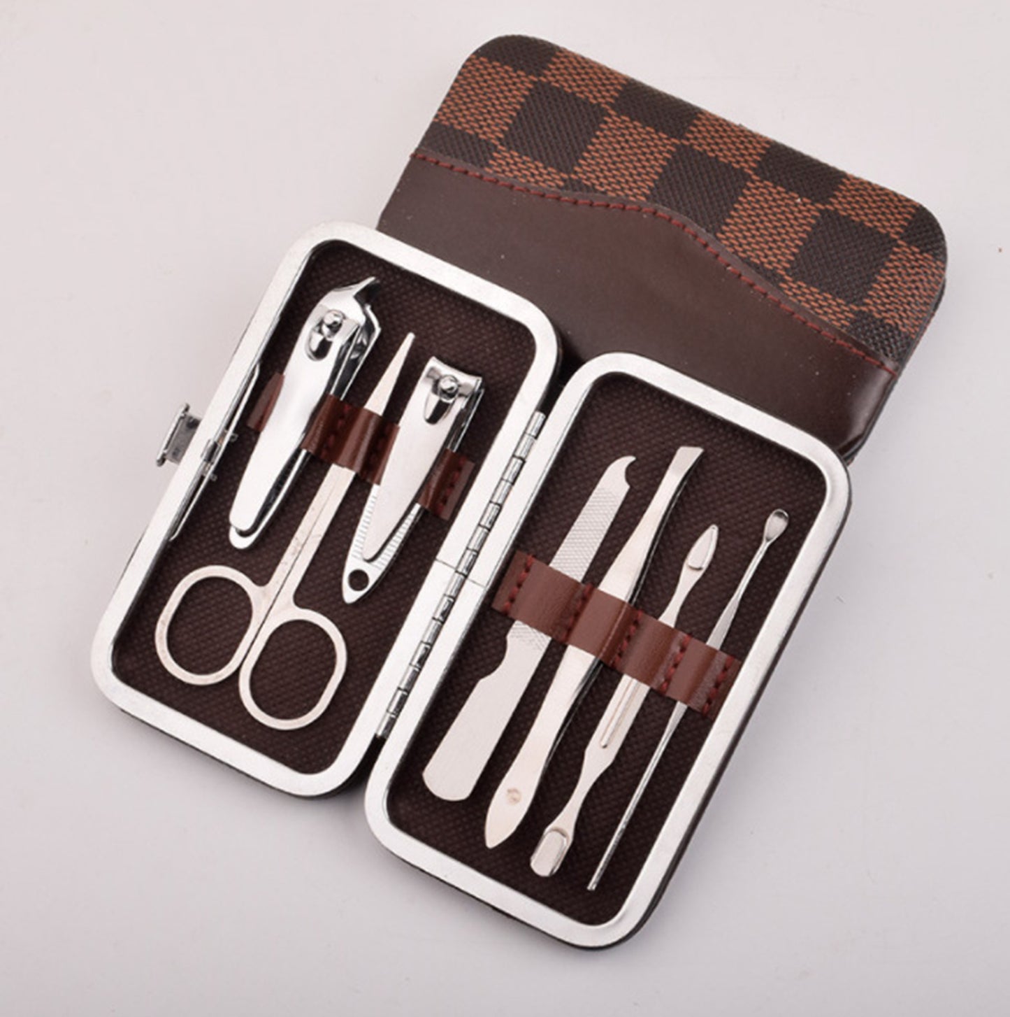 LTAW473【100 PCS】7Pcs Manicure Set With Case