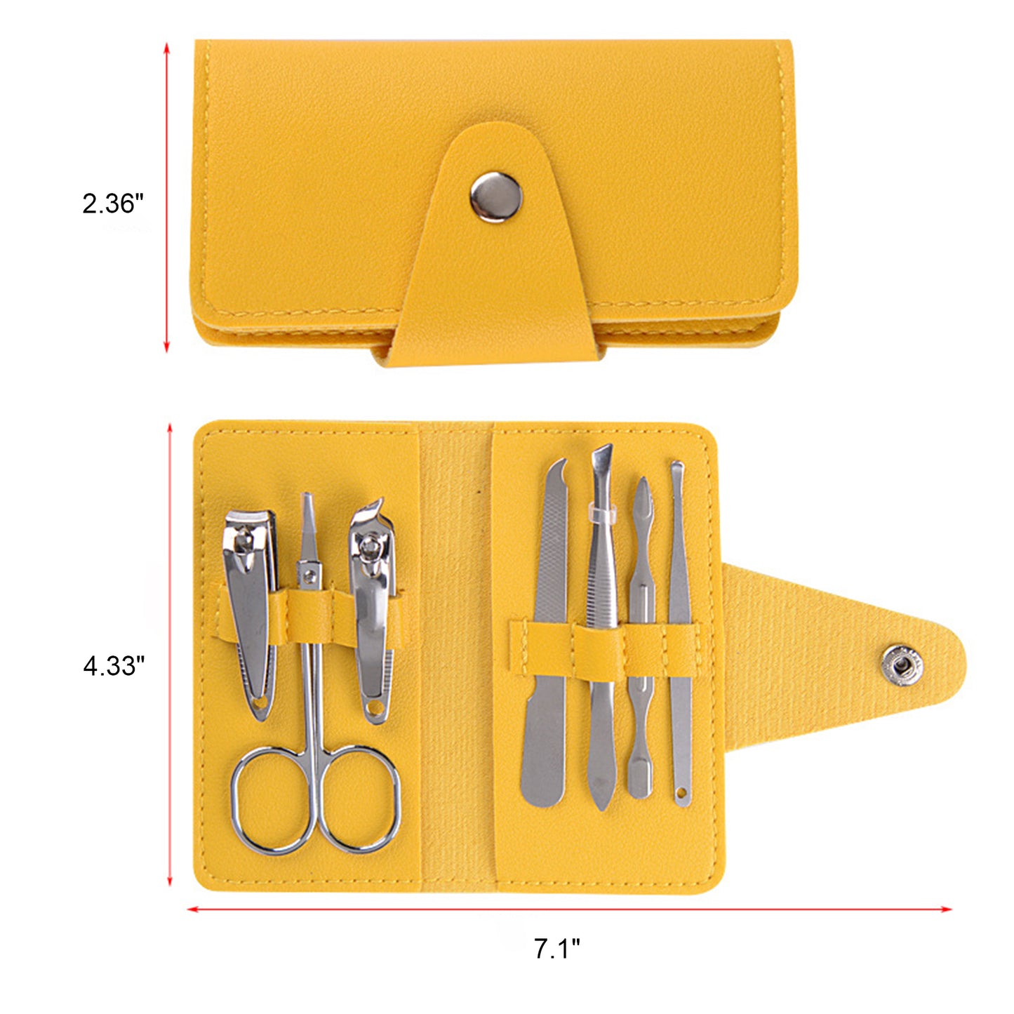 LTAW475【100 PCS】Stainless Steel Manicure Set