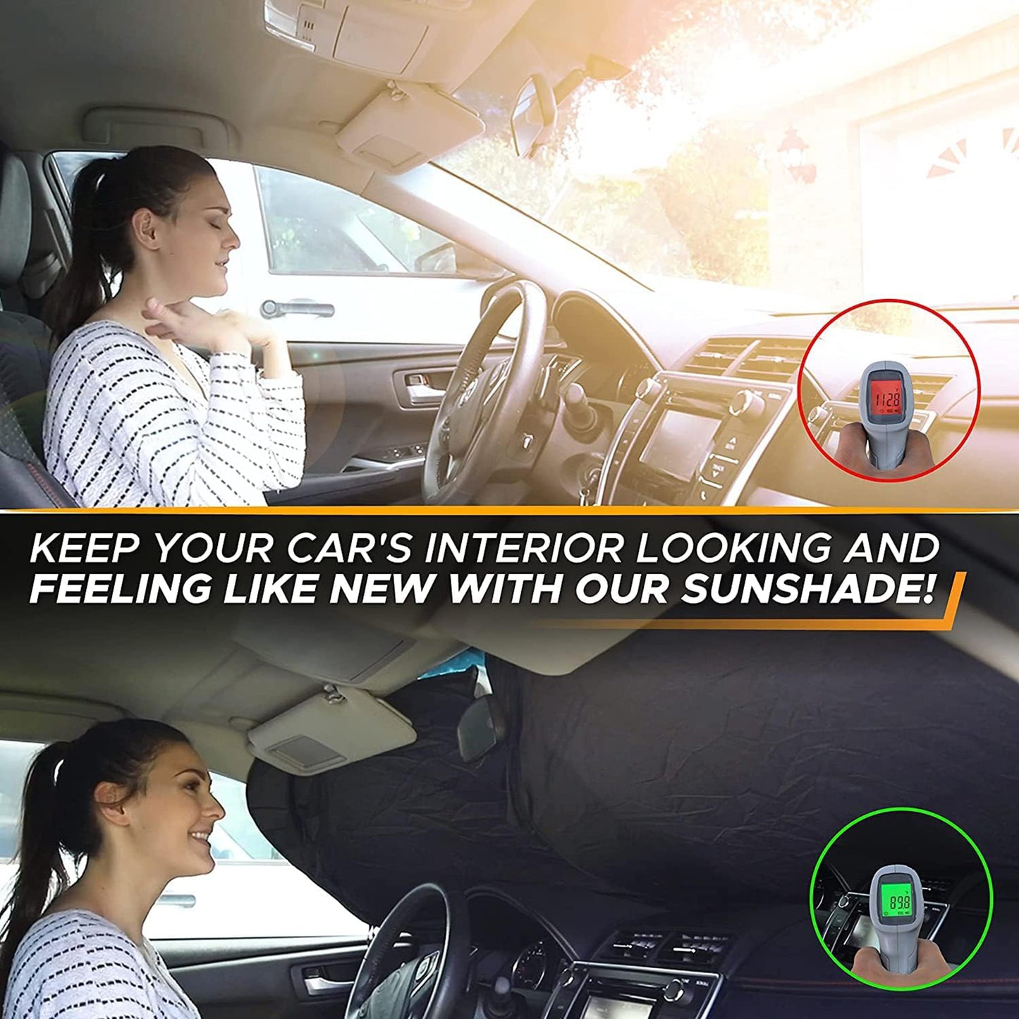 LTAW008【100 PCS】Car Windshield Sun Shade