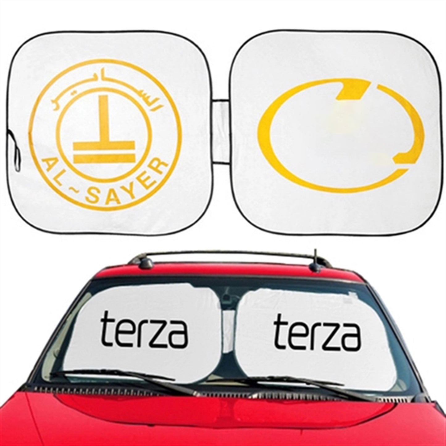 LTAW010【100 PCS】Folding Car Window Sun Shade