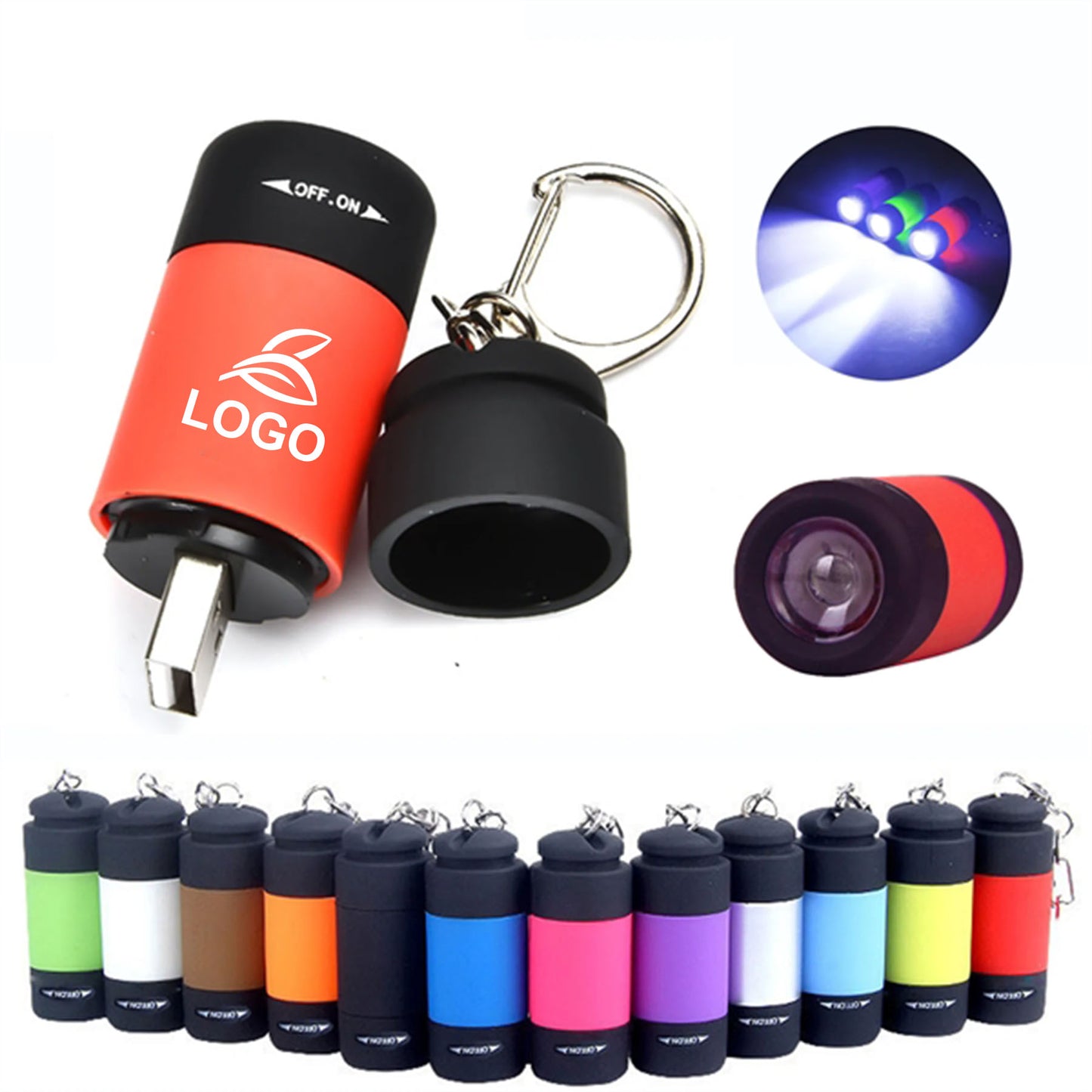 LTAW104【100 PCS】Mini Flashlight Keychian