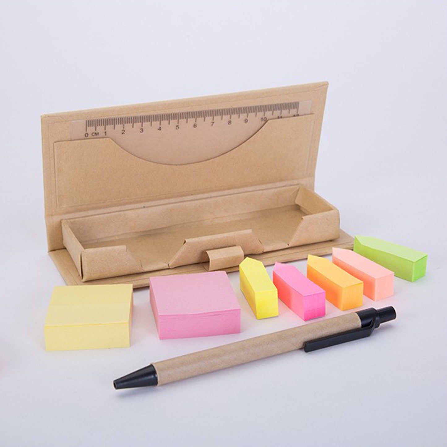 LTAW123【200 PCS】Colored Sticky Note with Kraft Package