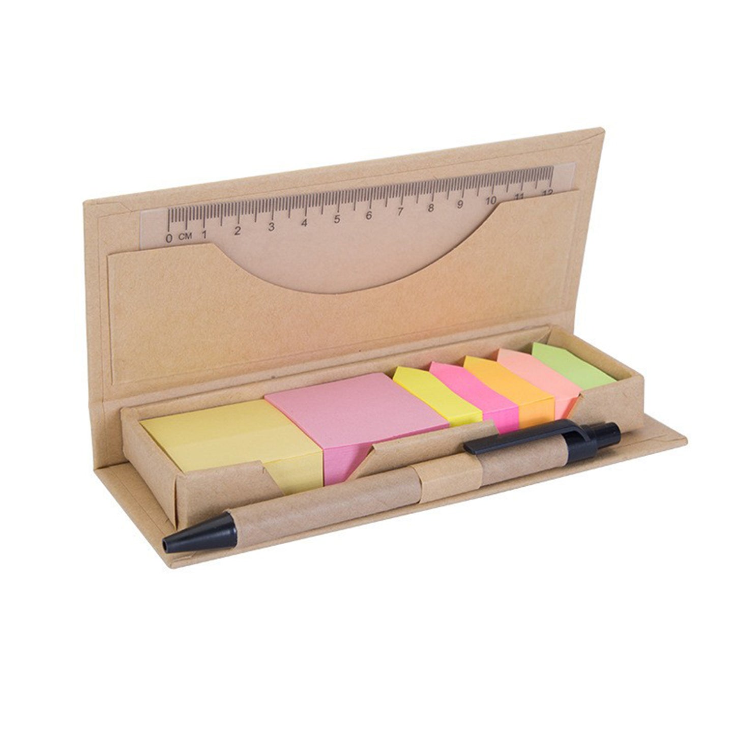 LTAW123【200 PCS】Colored Sticky Note with Kraft Package