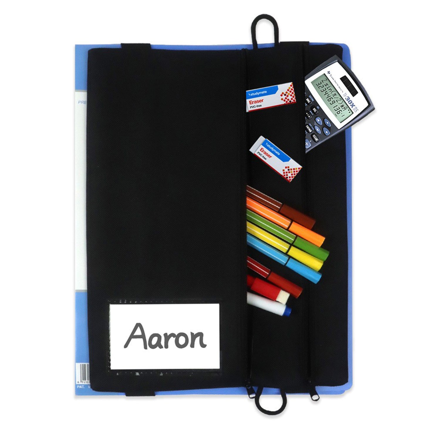 LTAW125【100 PCS】Adjustable Elastic Band Multi Pockets Pen Holder