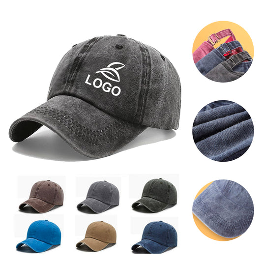 LTAW155【100 PCS】Retro Adjustable Dad Hats