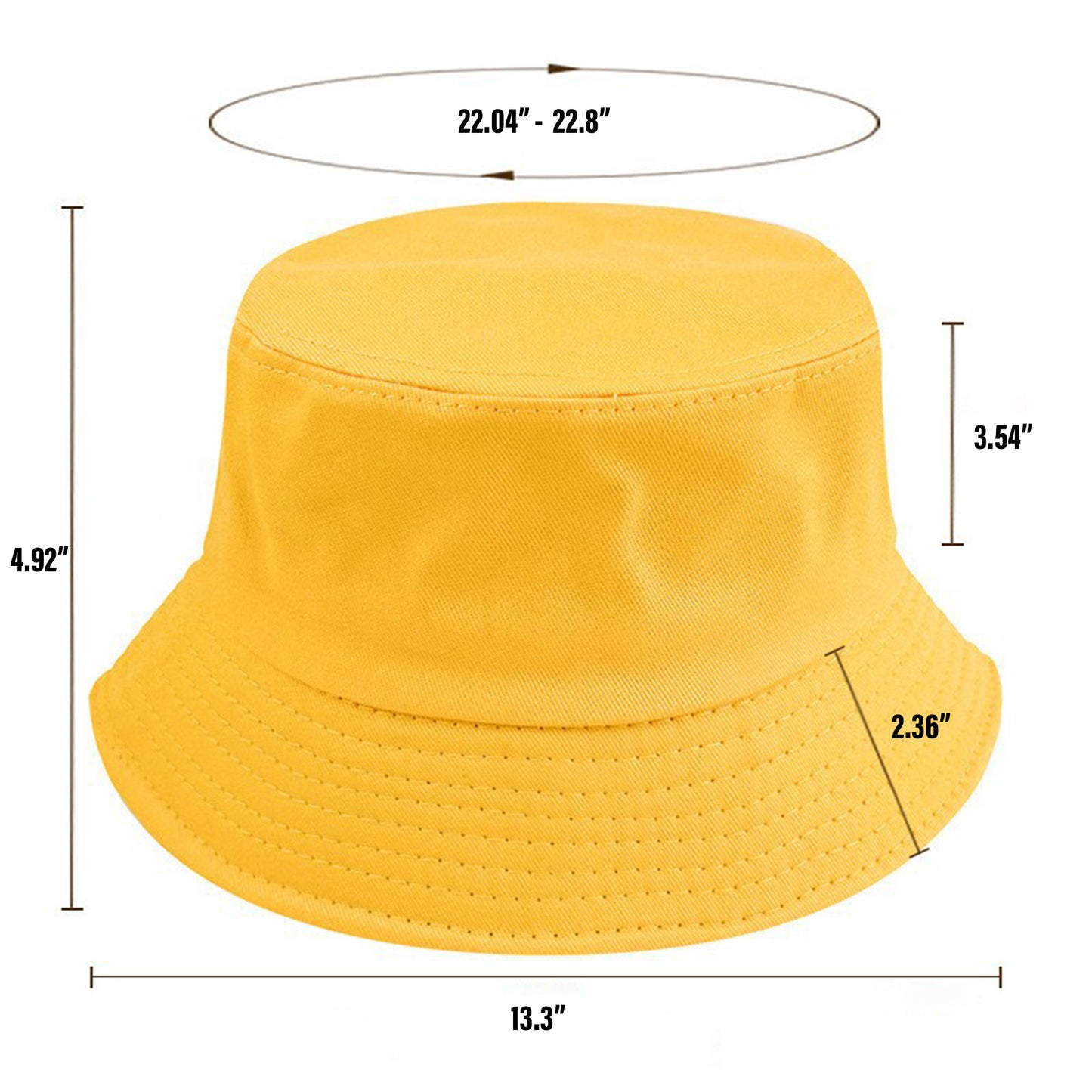 LTAW160【100 PCS】Cotton Style Bucket Hat