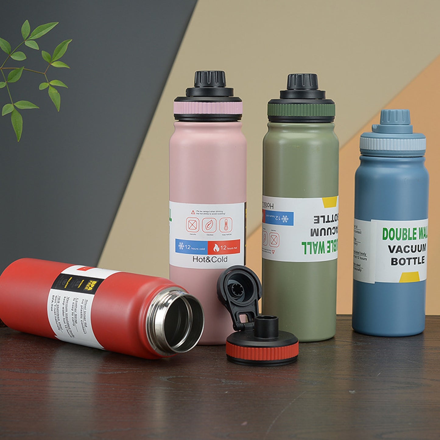 LTAW161【100 PCS】Vacuum Insulated Water Bottle