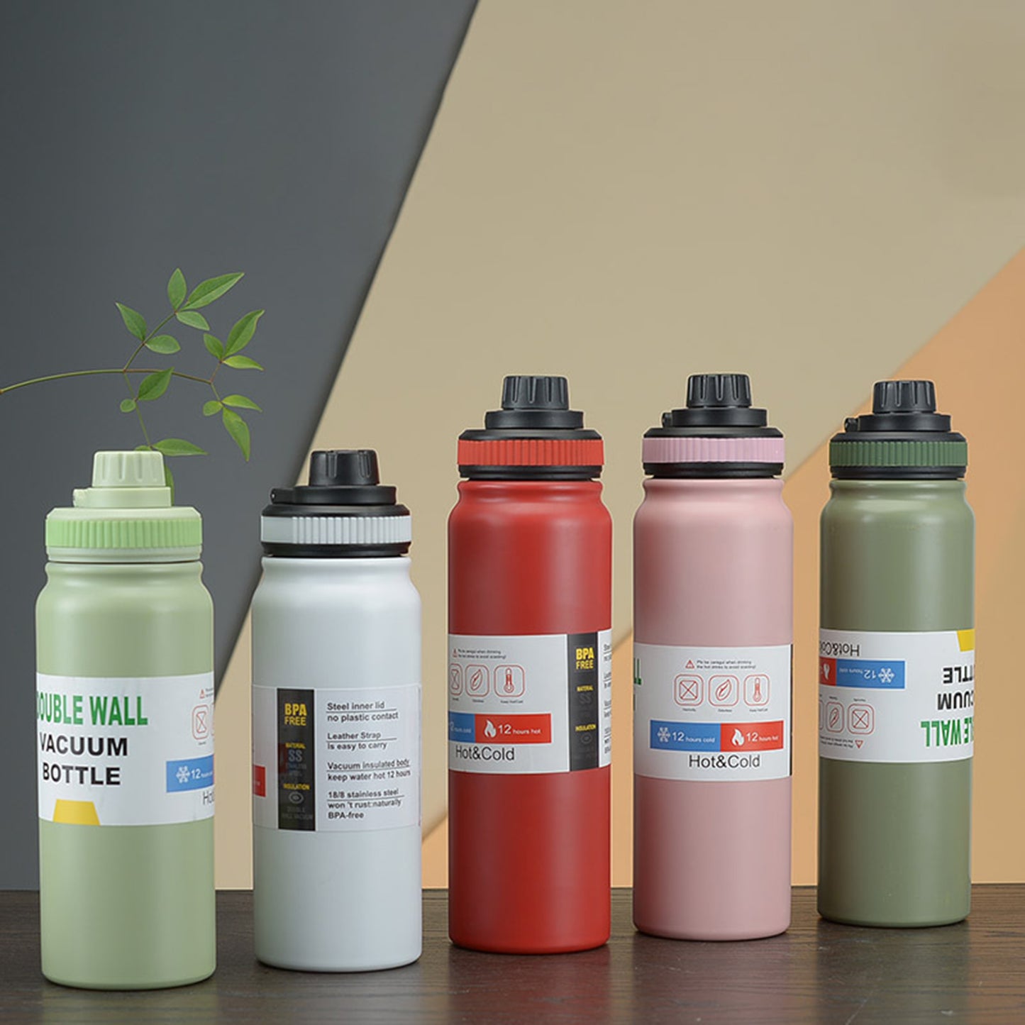 LTAW161【100 PCS】Vacuum Insulated Water Bottle