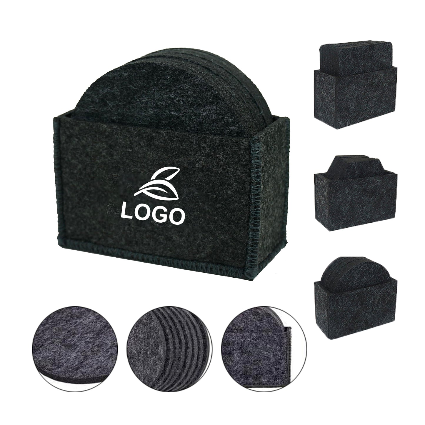 LTAW163【200 PCS】Premium Felt Coasters