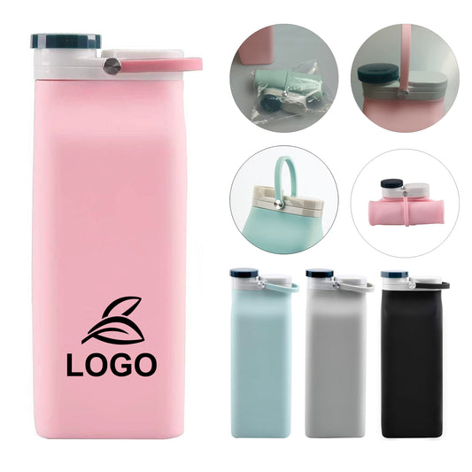 LTAW166【100 PCS】Collapsible Water Bottle