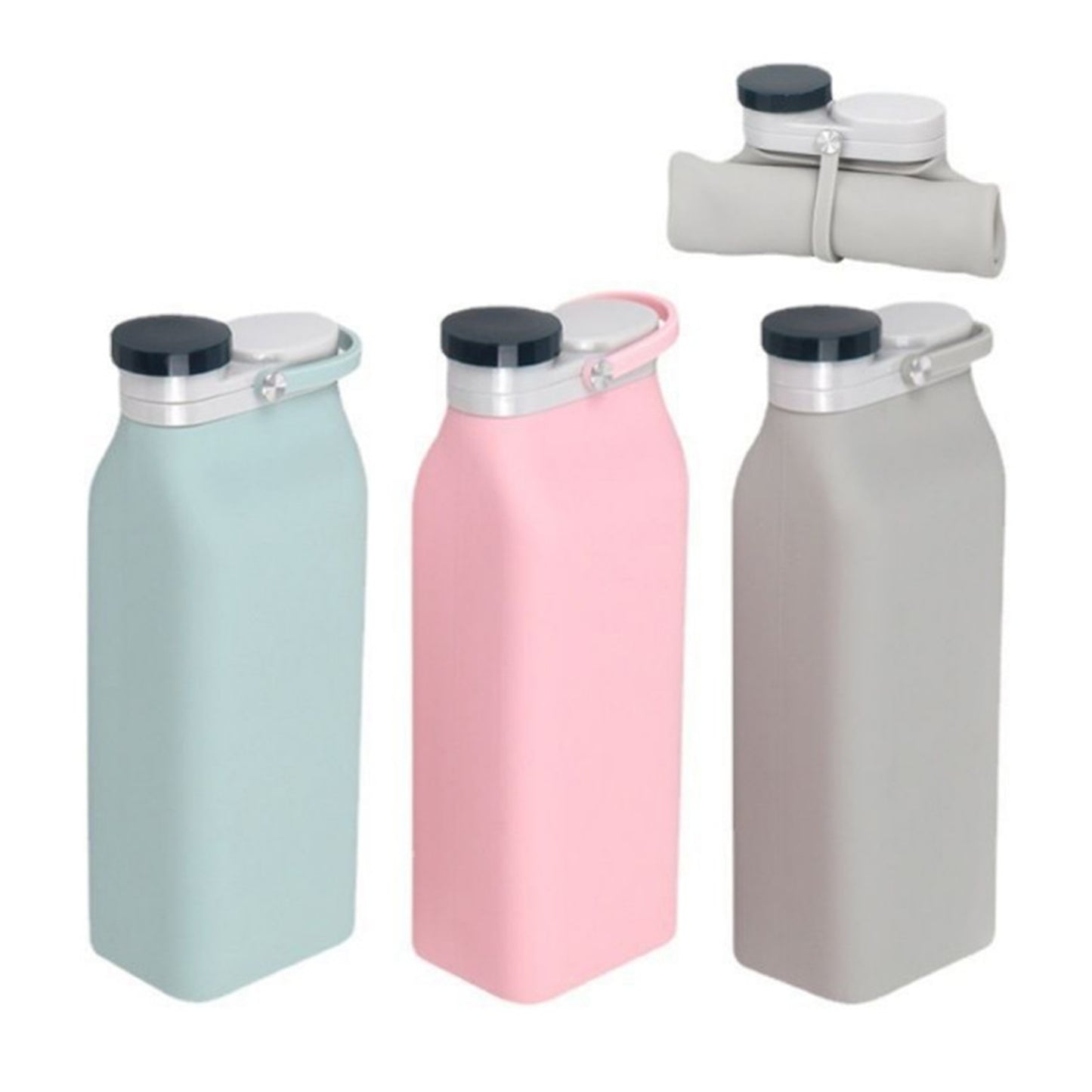 LTAW166【100 PCS】Collapsible Water Bottle