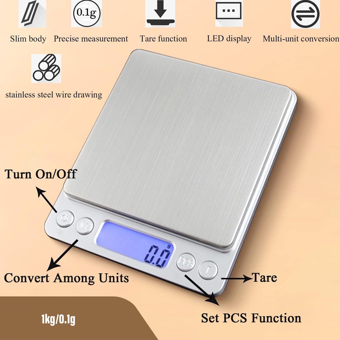 LTAW167【100 PCS】Food Scale