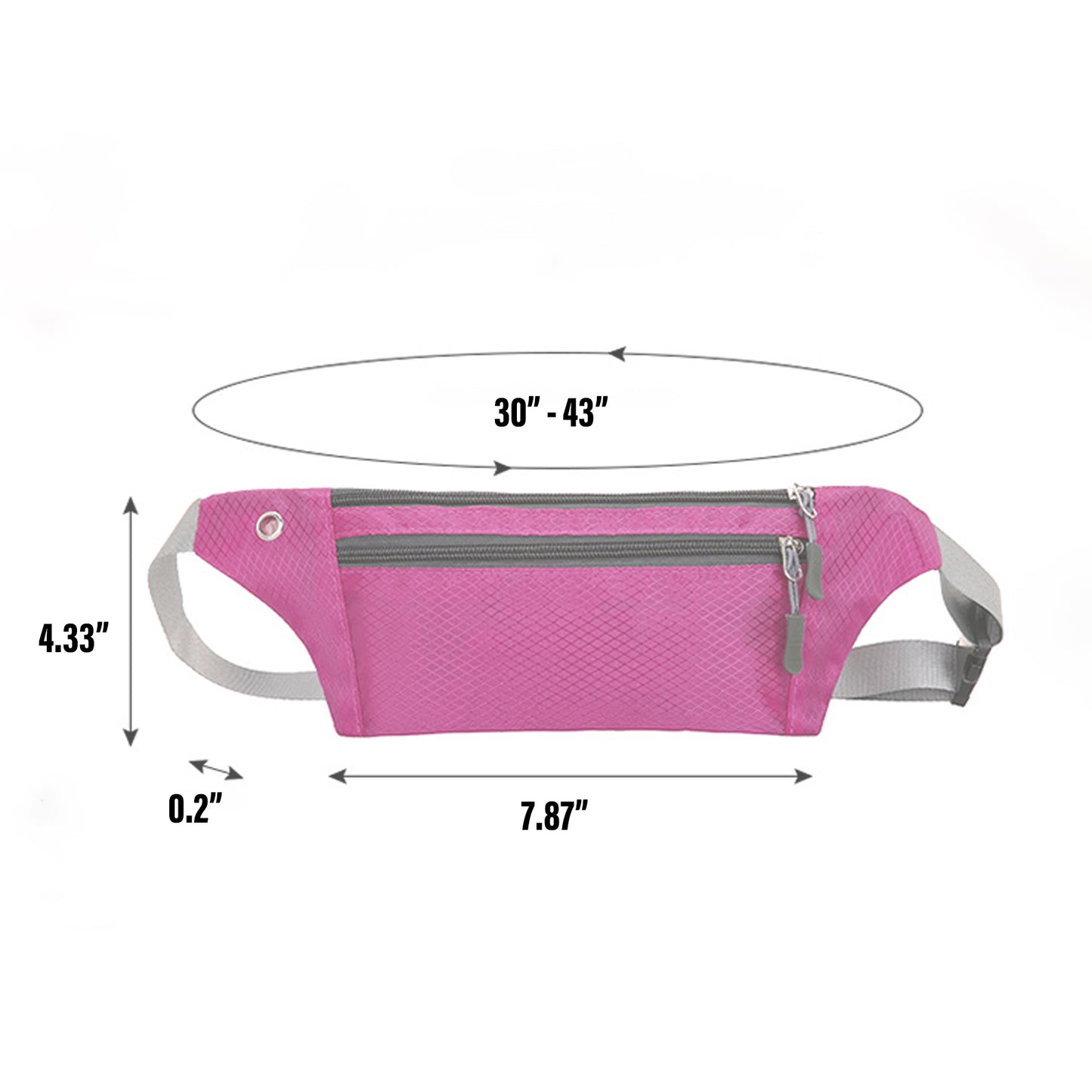 LTAW174【100 PCS】Large Fanny Waist Pack