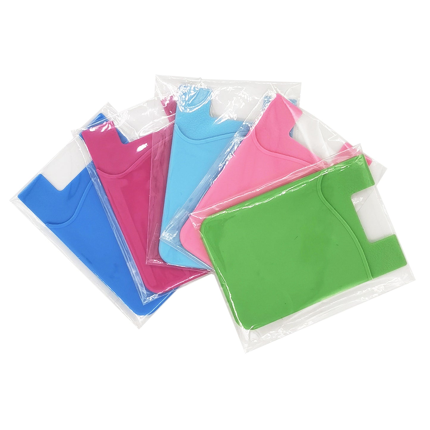 LTAW189【100 PCS】Silicone Adhesive Card Holder