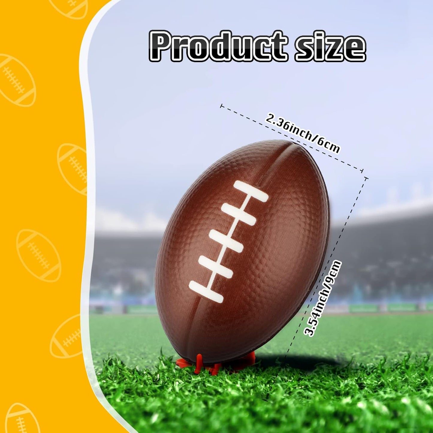 LTAW019【200 PCS】Football Stress Ball