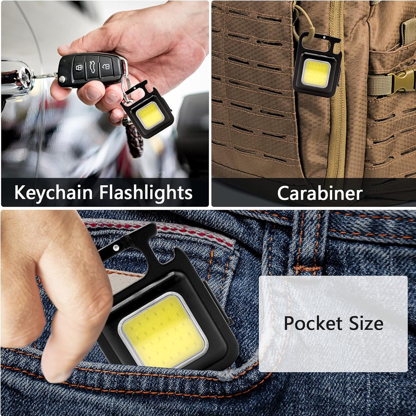 LTAW193【100 PCS】COB Small Flashlights